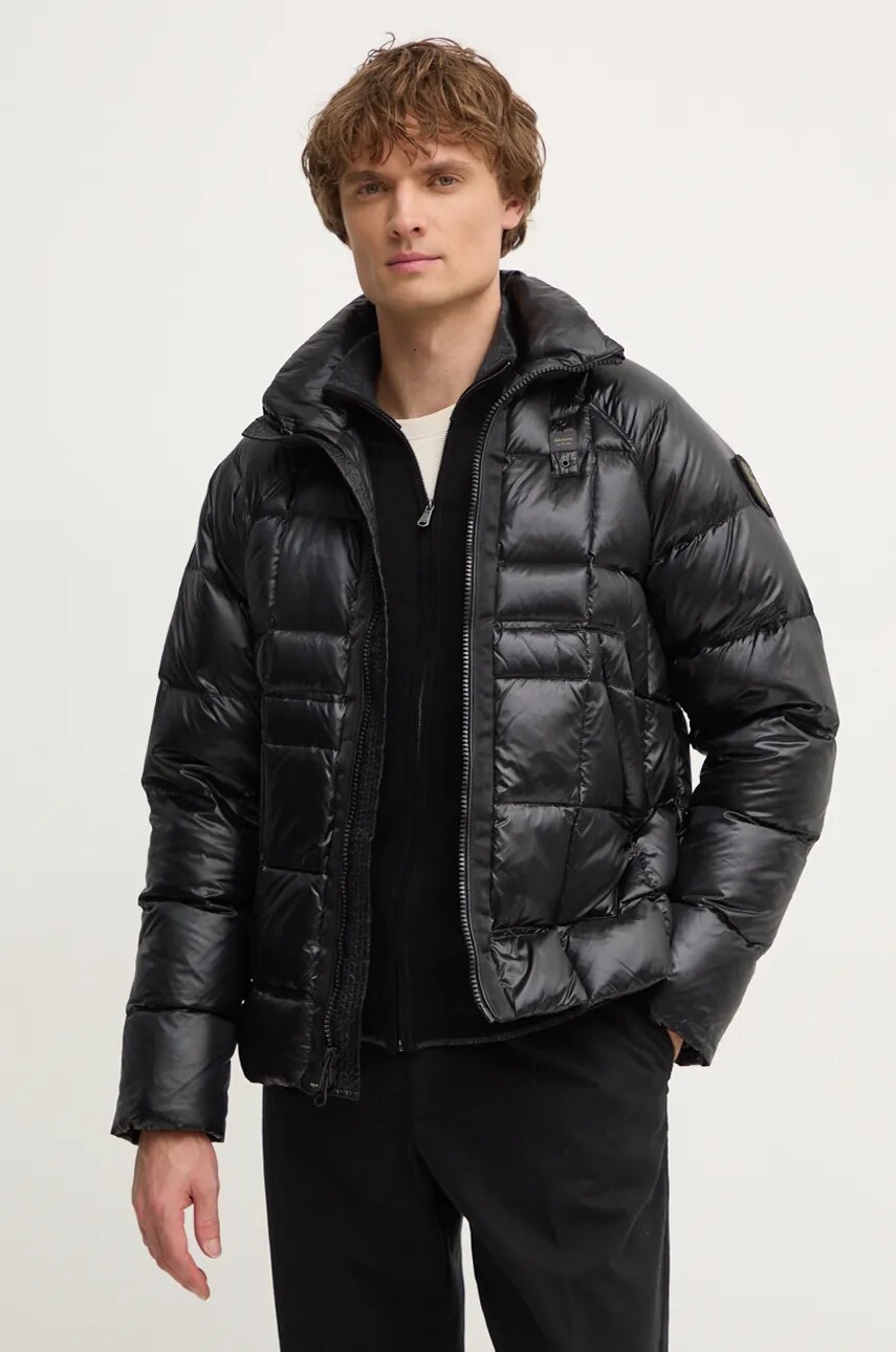 Blauer geaca de puf barbati, culoarea negru, de iarna, 24WBLUC03182