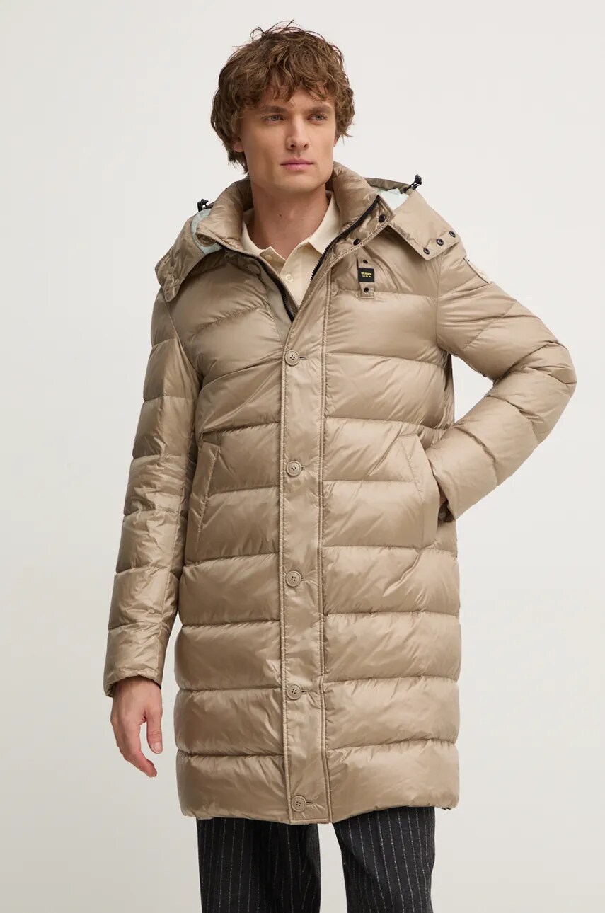 Blauer geaca de puf barbati, culoarea bej, de iarna, 24WBLUK03027