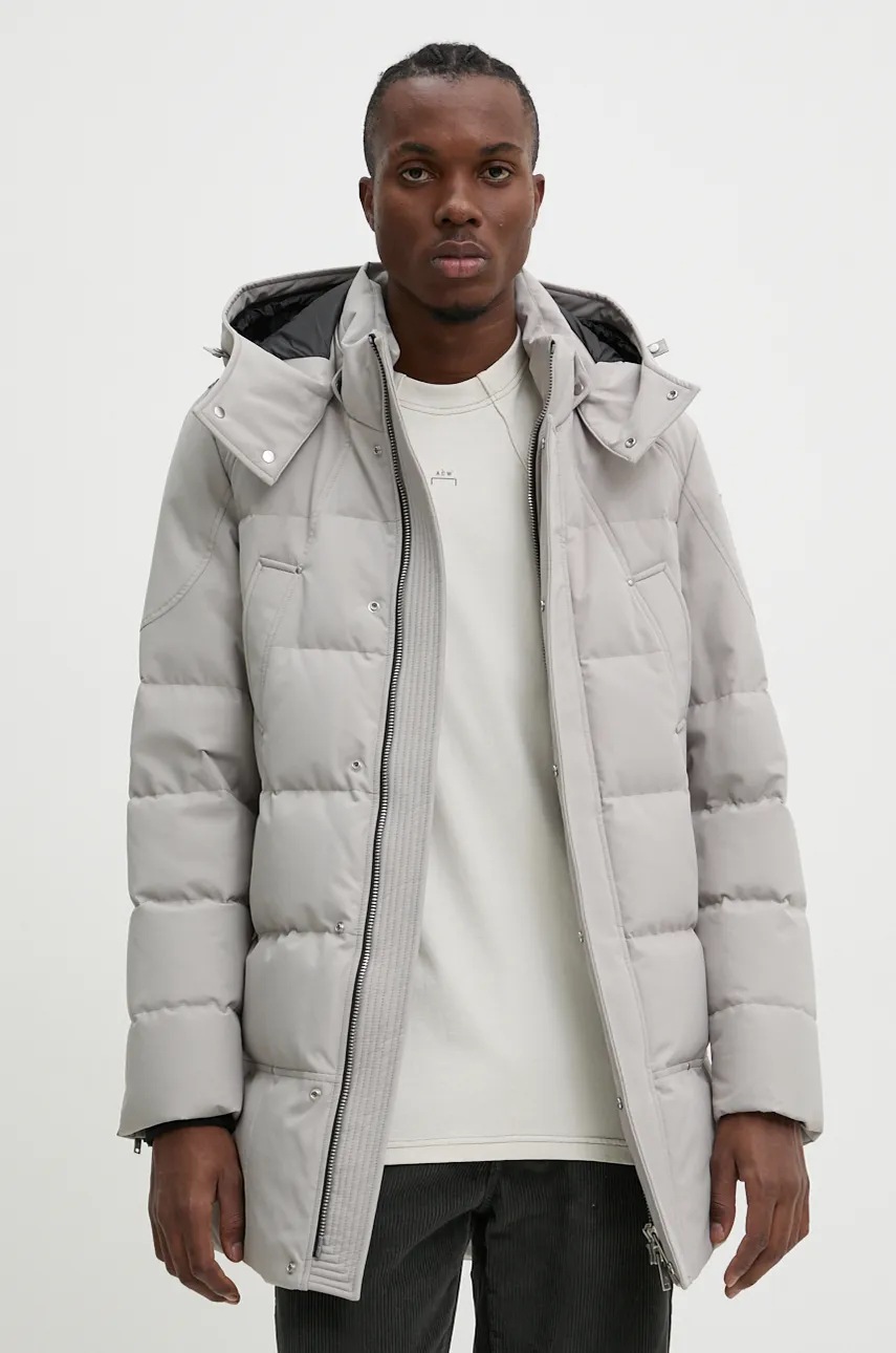 MOOSE KNUCKLES geacă de puf Cloud bărbați, culoarea bej, de iarnă, M34MP221S