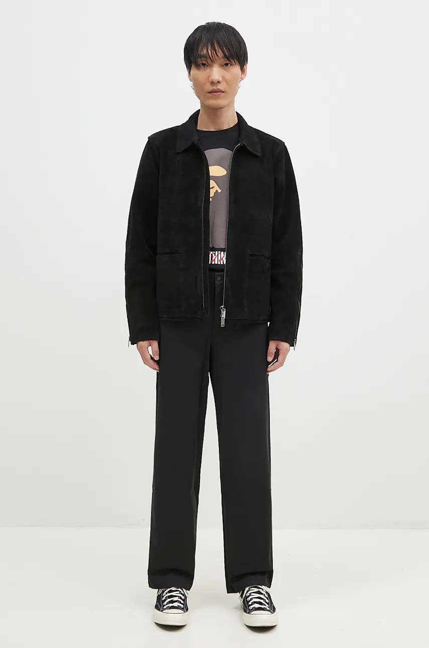 Semišová bunda Filling Pieces Leather Jacket Suede (obrázek 6)