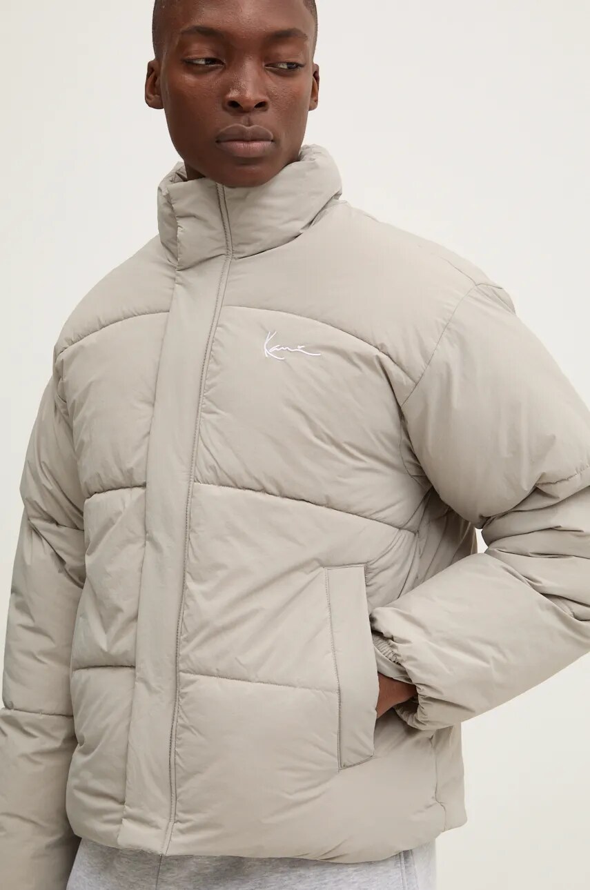 Karl Kani geaca barbati, culoarea gri, de iarna, 60760016