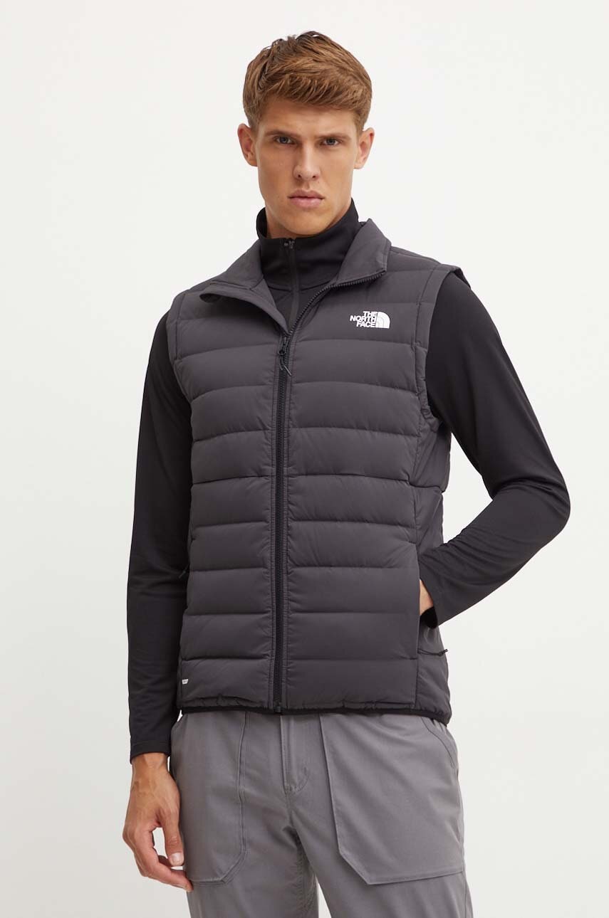 The North Face vestă sport cu puf Belleview Stretch culoarea negru, de tranzitie, NF0A7UJR4H01 The North Face vestă sport cu puf Belleview Stretch culoarea negru, de tranzitie, NF0A7UJR4H01