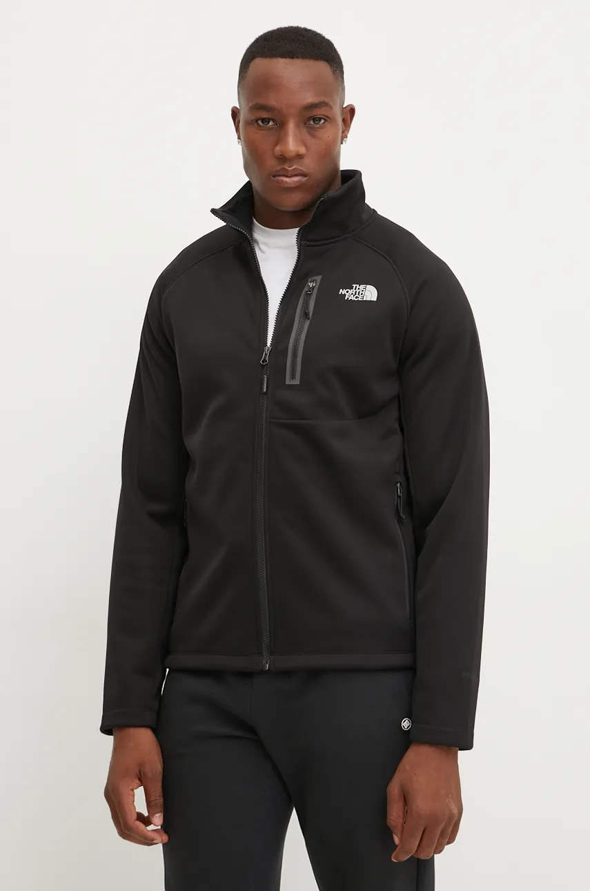 The North Face geaca sport Canyonlands culoarea negru, de tranzitie, NF0A3BRH4H01 The North Face geaca sport Canyonlands culoarea negru, de tranzitie, NF0A3BRH4H01