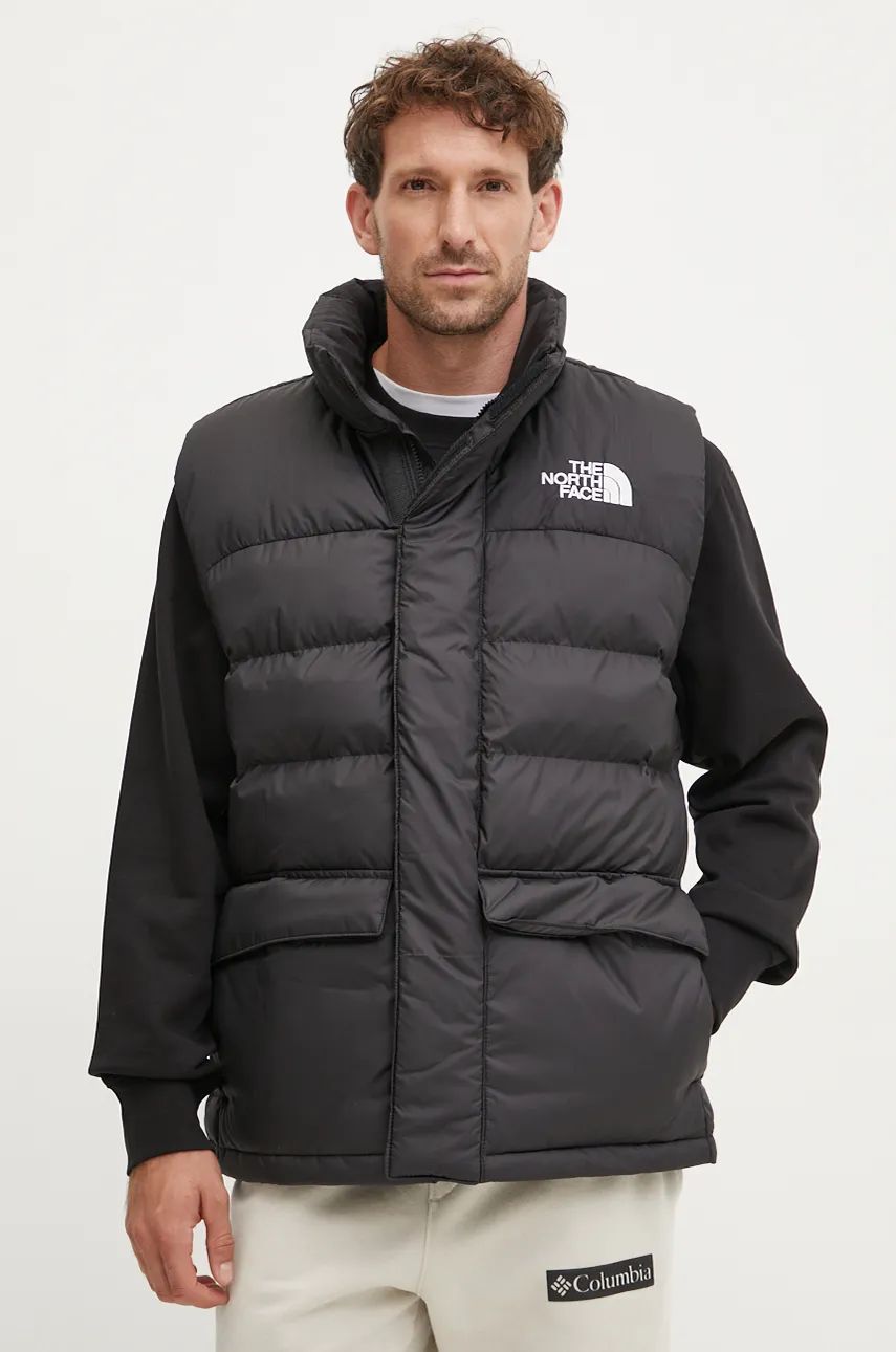 The North Face vesta Limbara Insulated Vest barbati, culoarea negru, de iarna, NF0A89G6JK31