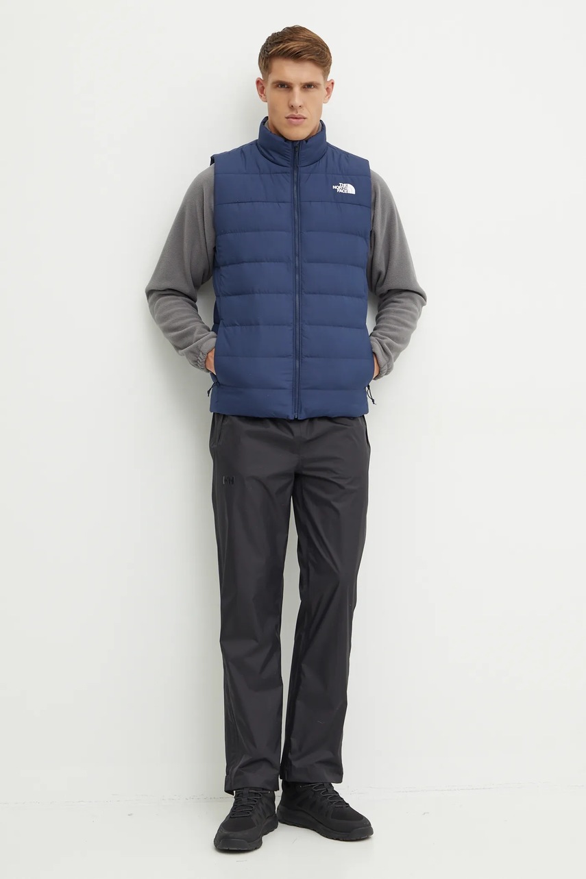 Αμάνικο μπουφάν The North Face Aconcagua 3 χρώμα: ναυτικό μπλε, NF0A84IK4GV1 φωτογραφία