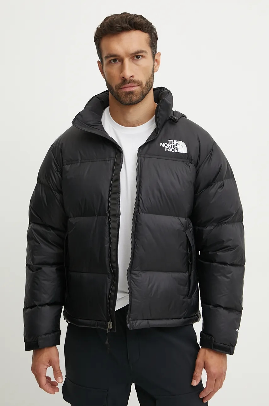 The North Face geacă de puf TNF x 30th Years HMLYN barbati, culoarea negru, de iarna, NF0A3C8D4G31 The North Face geacă de puf TNF x 30th Years HMLYN barbati, culoarea negru, de iarna, NF0A3C8D4G31