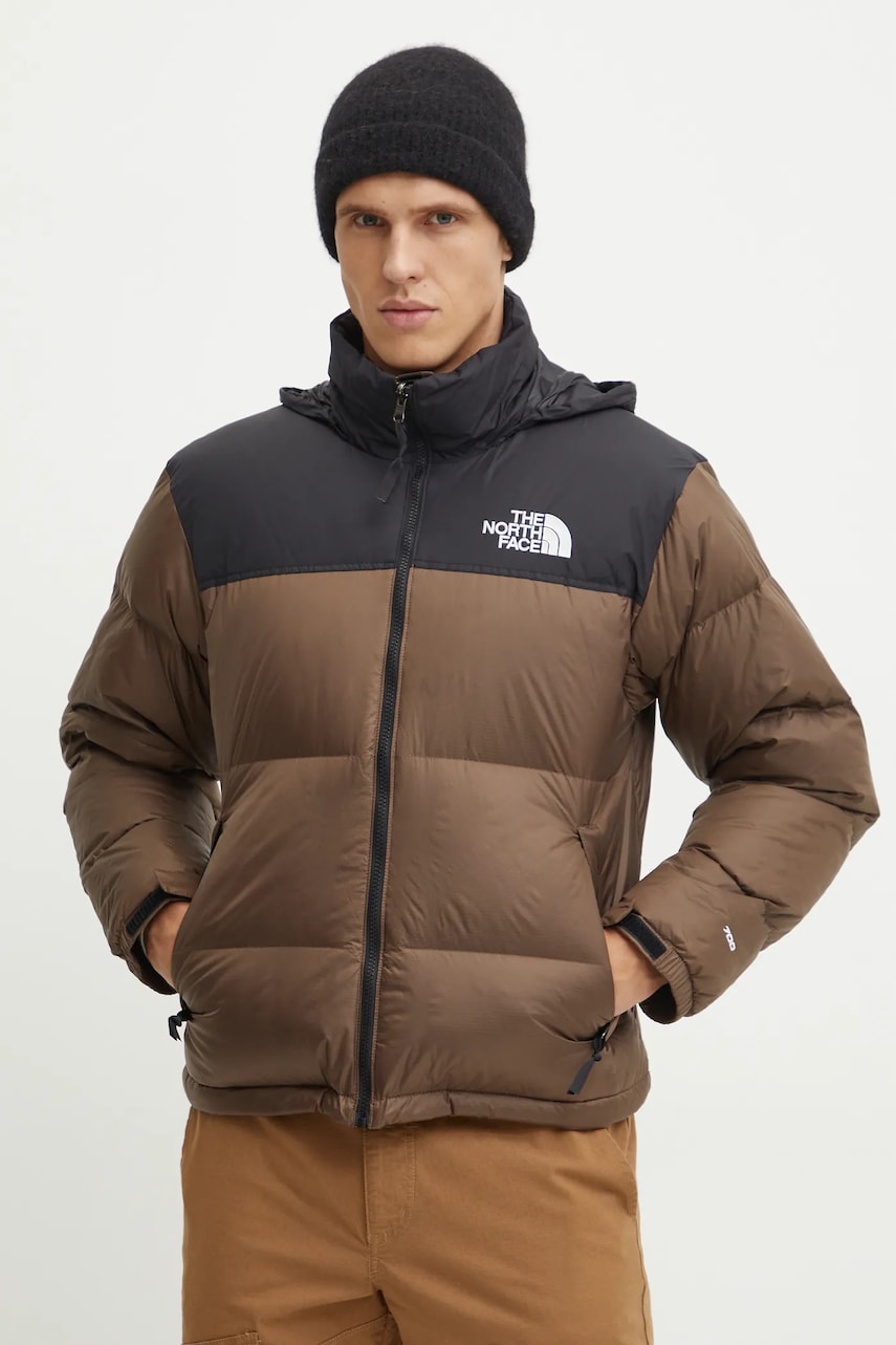 The North Face geaca de puf TNF x 30th Years HMLYN barbati, culoarea maro, de iarna, NF0A3C8D5EX1 The North Face geaca de puf TNF x 30th Years HMLYN barbati, culoarea maro, de iarna, NF0A3C8D5EX1