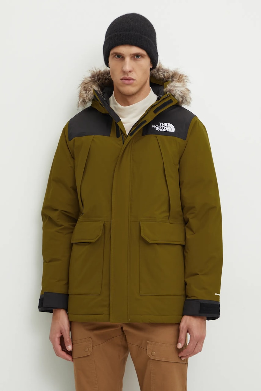 The North Face geaca de puf McMurdo culoarea verde, de iarna, NF0A5GJF5HO1 The North Face geaca de puf McMurdo culoarea verde, de iarna, NF0A5GJF5HO1