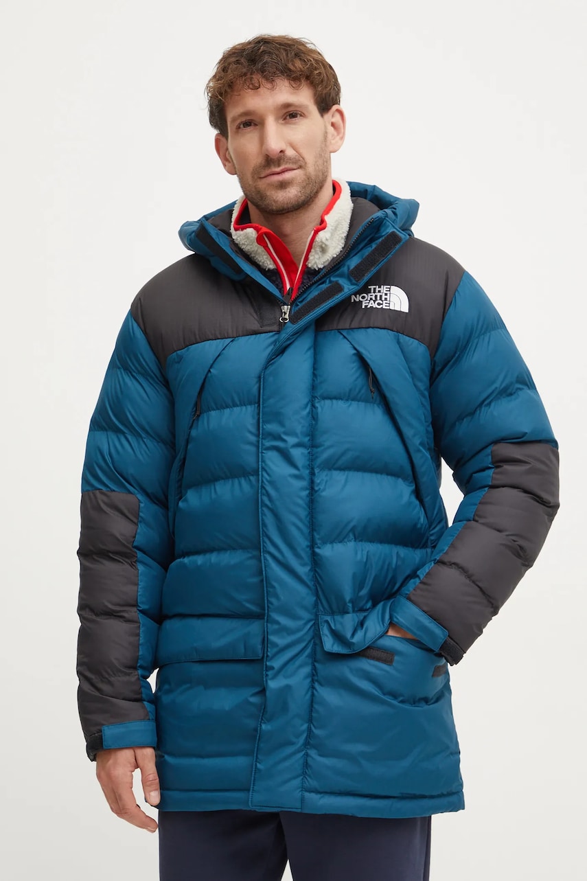 The North Face geacă Limbara bărbați, culoarea turcoaz, de iarnă, NF0A89G31NO1 The North Face geacă Limbara bărbați, culoarea turcoaz, de iarnă, NF0A89G31NO1
