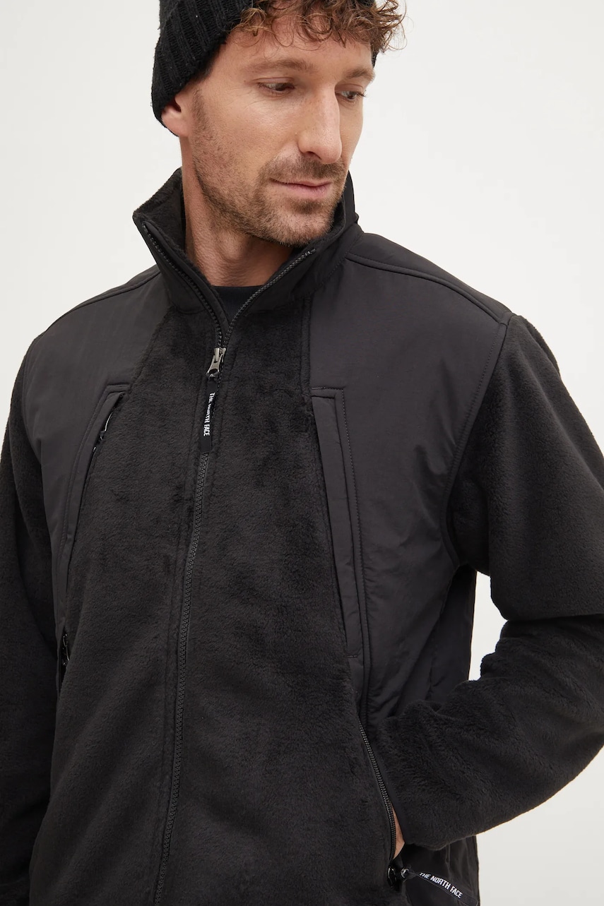The North Face geaca 2000 Polar Sun barbati, culoarea negru, de tranzitie, NF0A88XPJK31 The North Face geaca 2000 Polar Sun barbati, culoarea negru, de tranzitie, NF0A88XPJK31