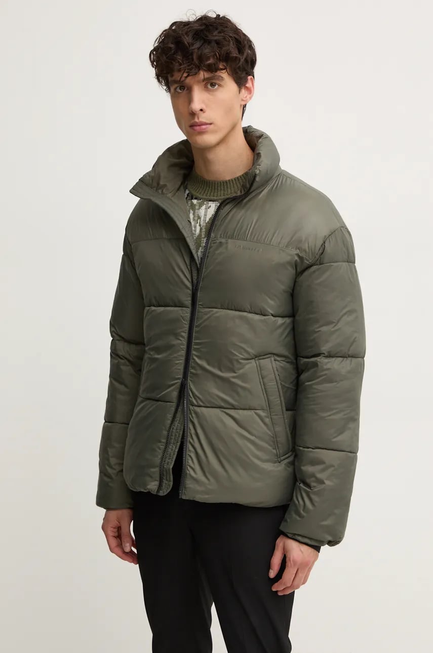 Lindbergh geaca barbati, culoarea verde, de iarna, oversize, 30-303051