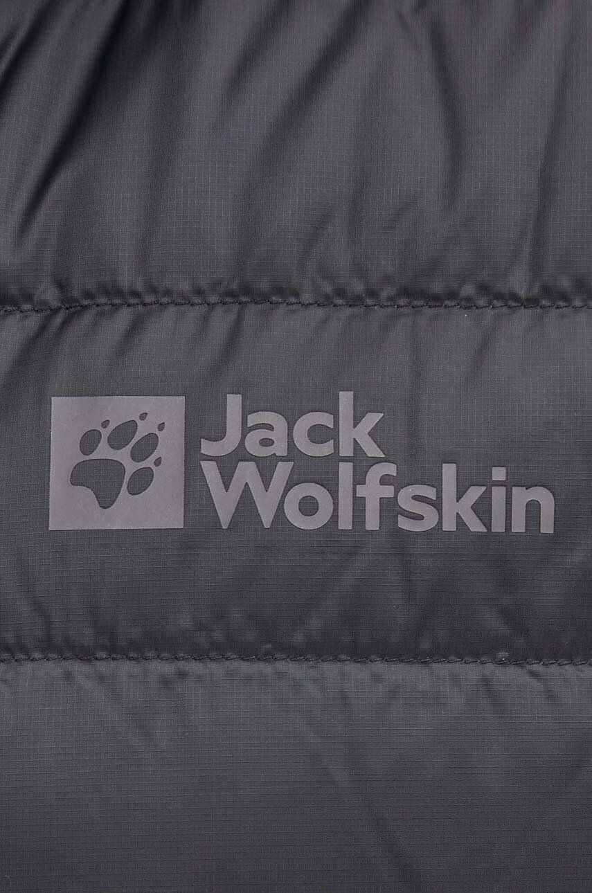 Športni Brezrokavnik S Puhom Jack Wolfskin Pilvi črna Barva, 1207711