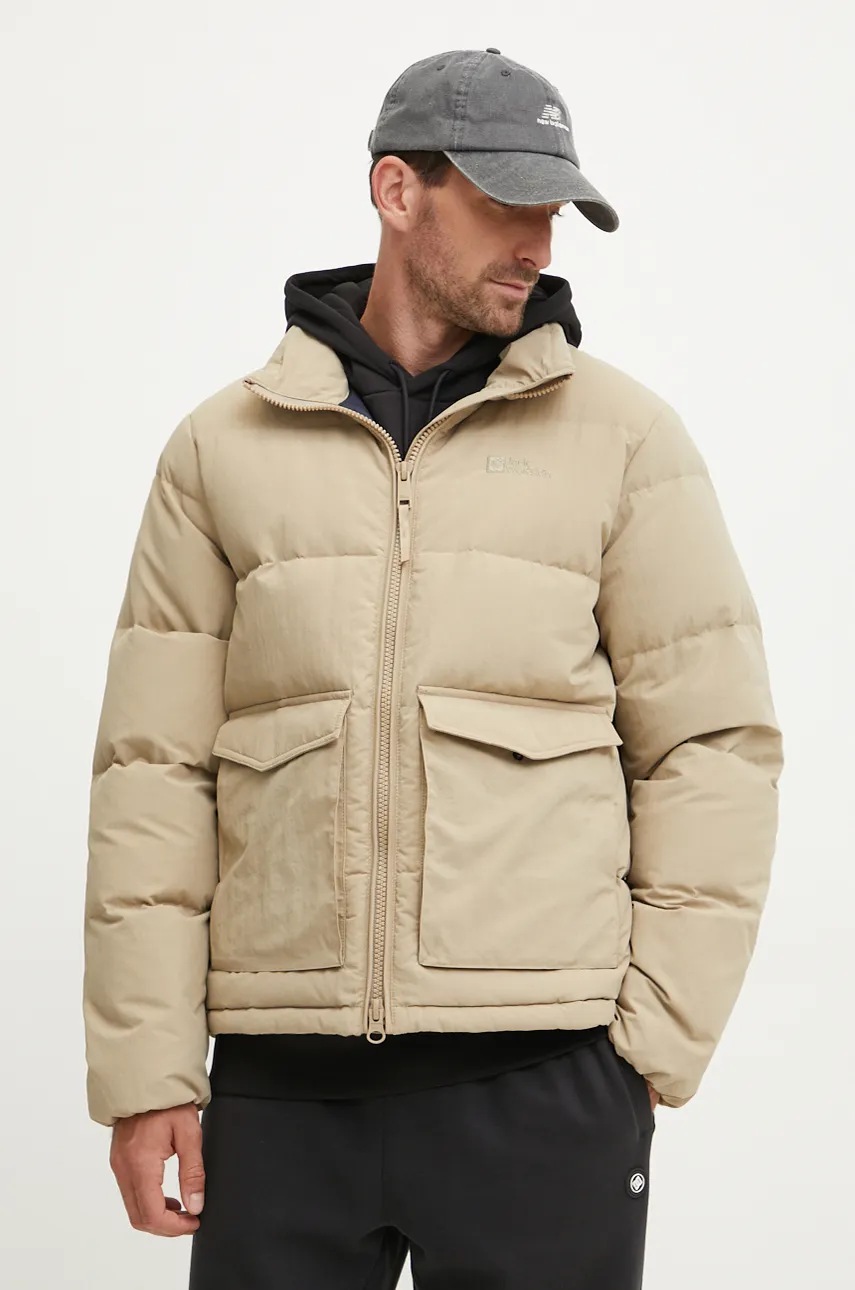 

Пухено яке Jack Wolfskin Nordlicht в бежово зимен модел A60040, Бежов