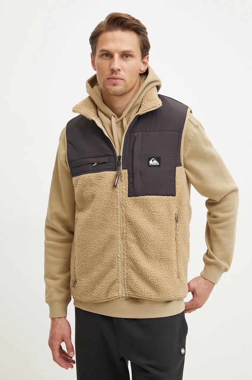 

Елек Quiksilver Shallow Water Gilet мъжки в бежово преходен модел EQYFT04853, Бежов