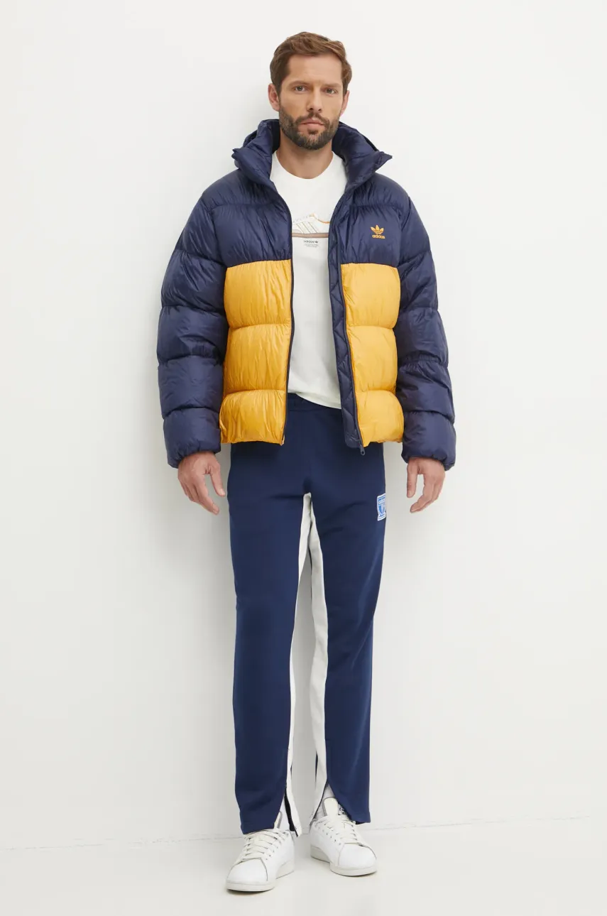 Пуховая куртка adidas Originals Down Regen Adic мужская цвет синий зимняя oversize IW3451 Пуховая куртка adidas Originals Down Regen Adic мужская цвет синий зимняя oversize IW3451