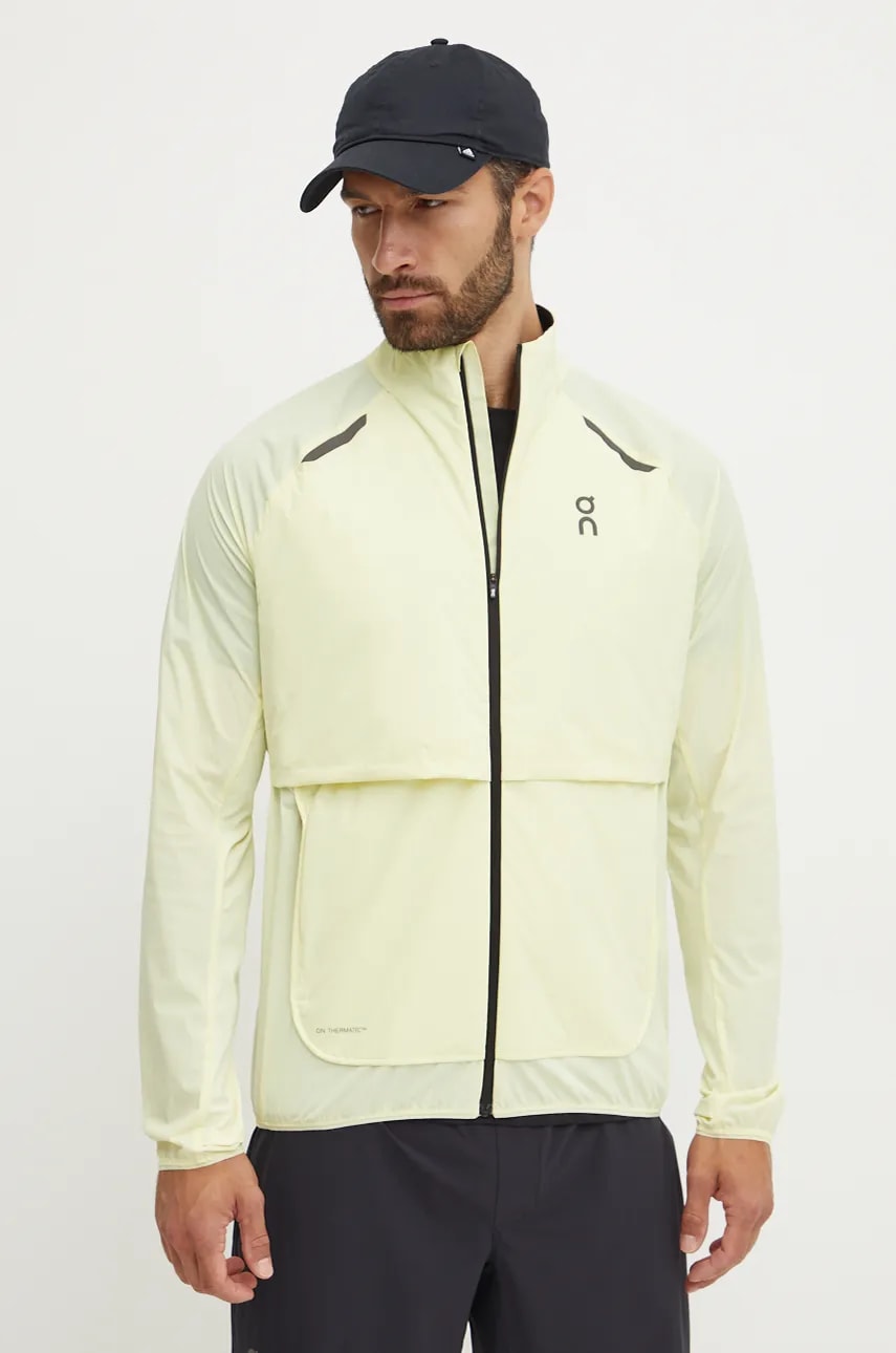 ON running geaca sport Weather Insulated culoarea galben, de tranzitie, 1ME30081258 ON running geaca sport Weather Insulated culoarea galben, de tranzitie, 1ME30081258
