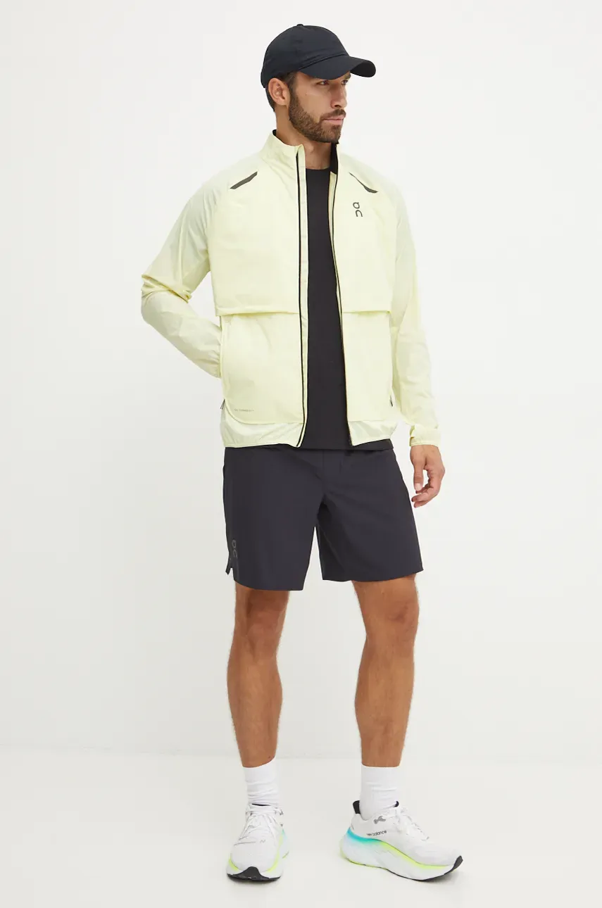 Спортивная куртка ON running Weather Insulated цвет жёлтый переходная 1ME30081258 Спортивная куртка ON running Weather Insulated цвет жёлтый переходная 1ME30081258
