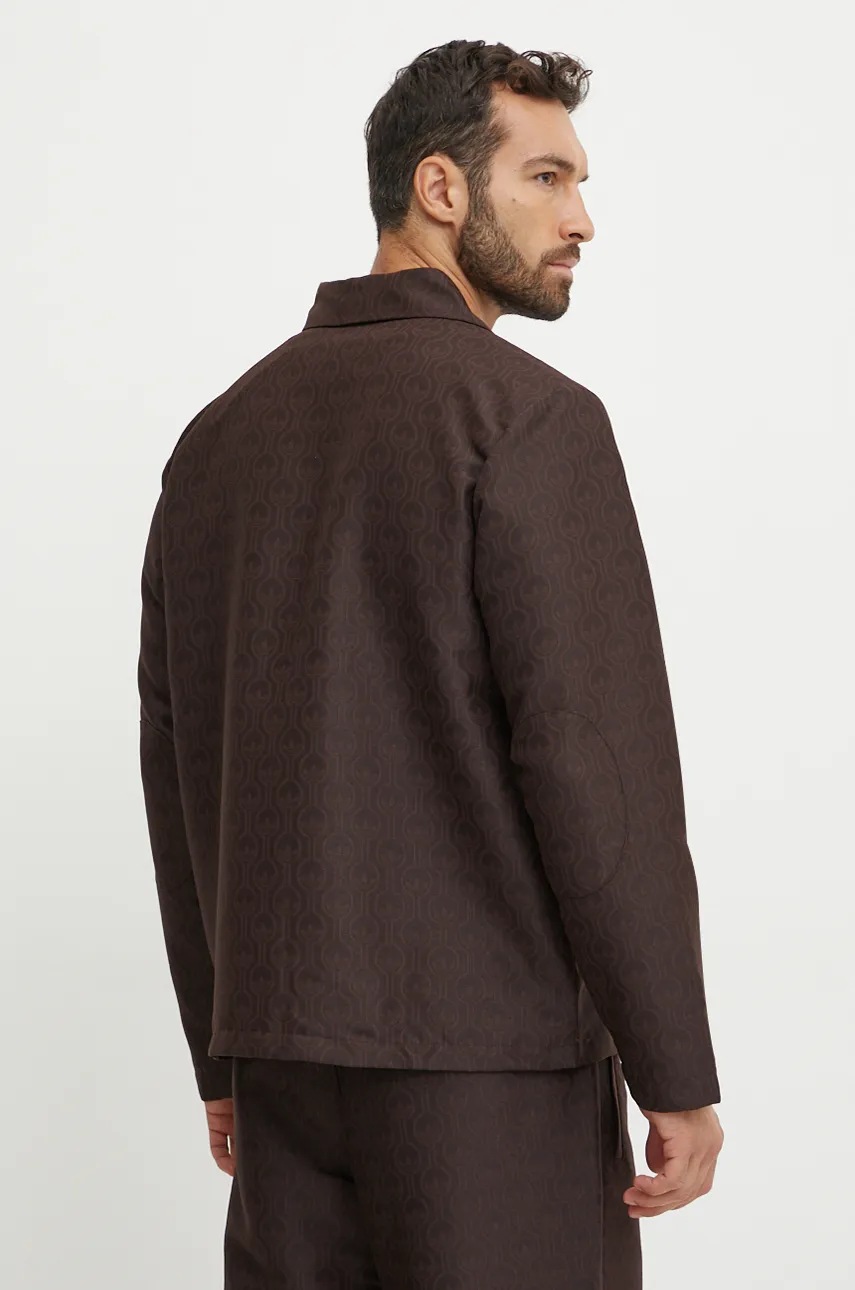 Куртка adidas Originals Club Jacket чоловіча колір коричневий перехідна JN5958 