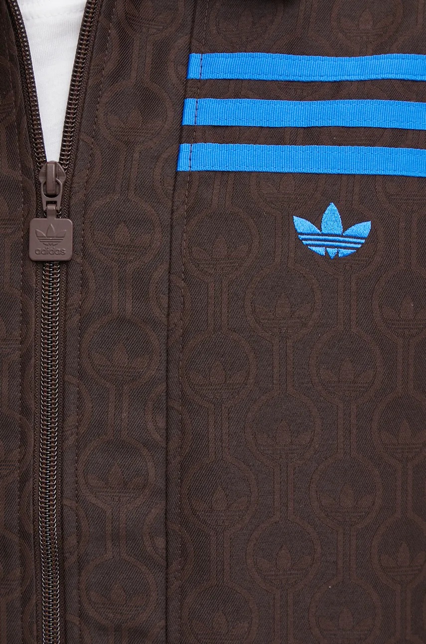 Куртка adidas Originals Club Jacket чоловіча колір коричневий перехідна JN5958 