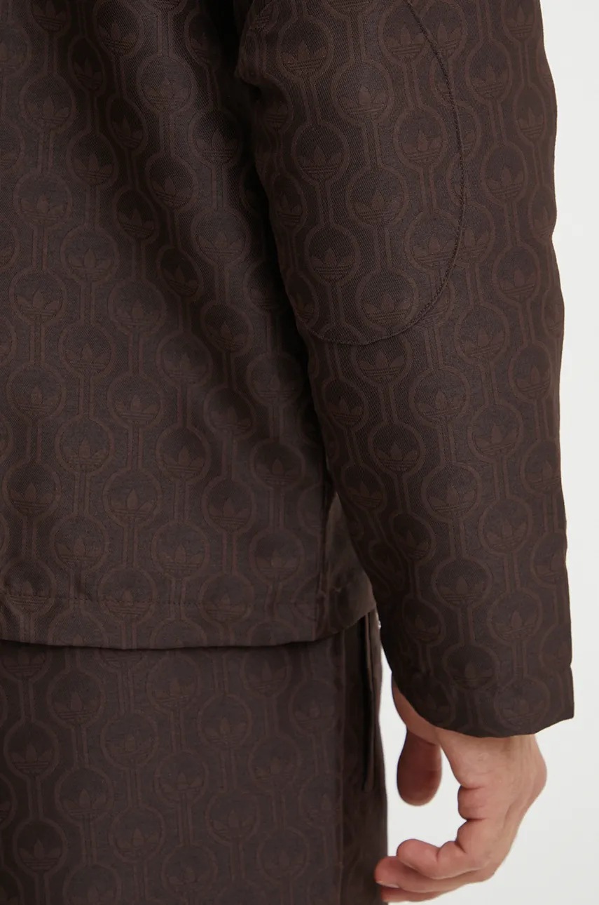 Куртка adidas Originals Club Jacket чоловіча колір коричневий перехідна JN5958 