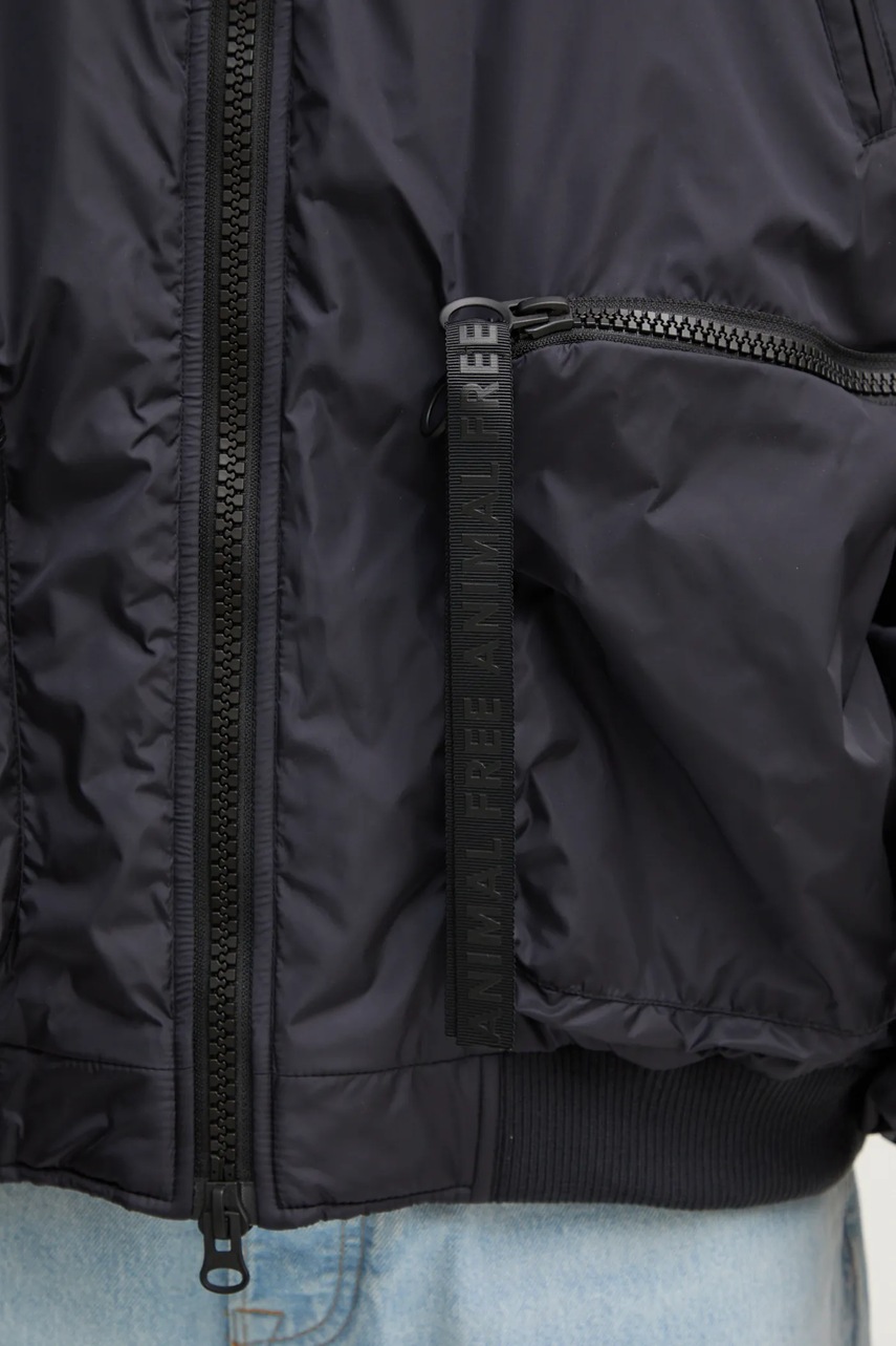 Μπουφάν bomber Save The Duck USHER ανδρικό, χρώμα: μαύρο, D31303U.MEGA19 φωτογραφία