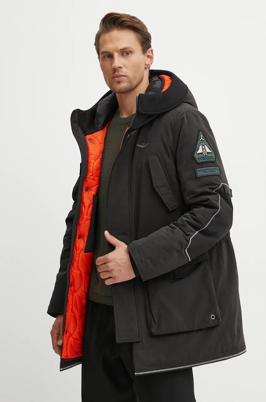 

Яке Aeronautica Militare в черно зимен модел AB2195CT3431, Черен
