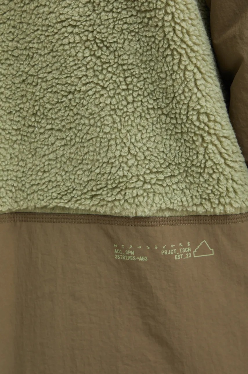 Куртка adidas City Escape чоловіча колір зелений зимова oversize IZ4661 