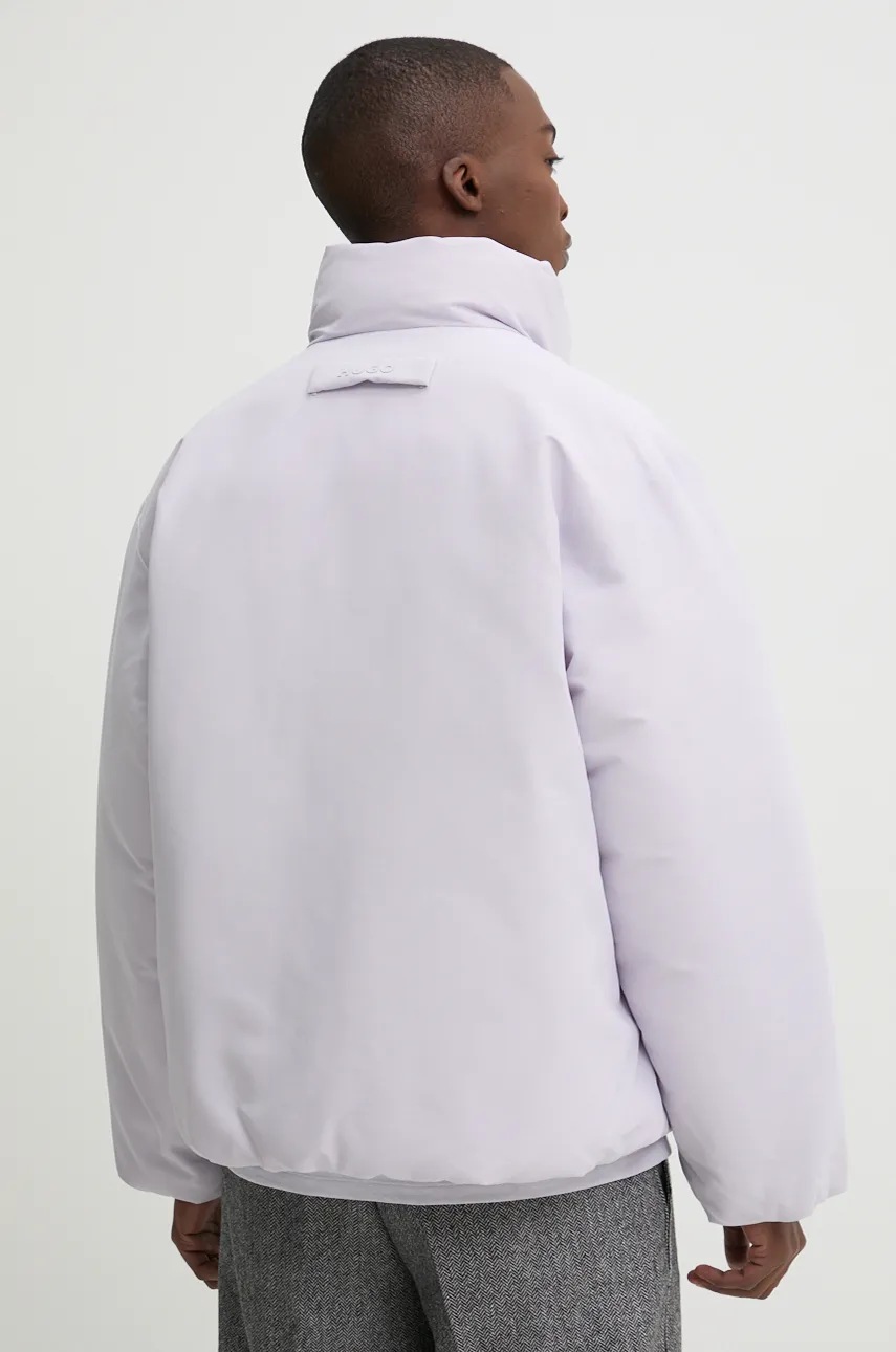 Куртка HUGO чоловіча колір фіолетовий зимова oversize 50521454 