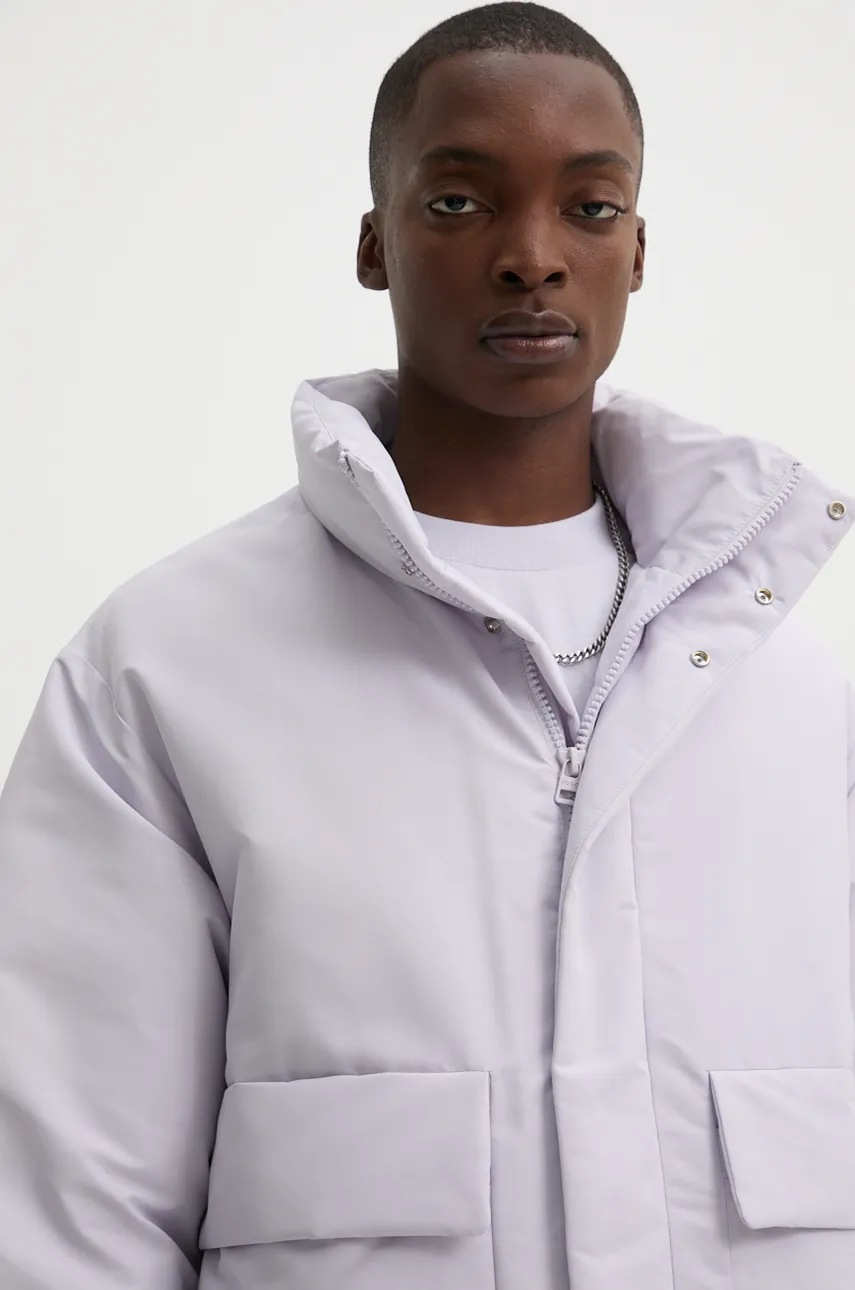 Куртка HUGO чоловіча колір фіолетовий зимова oversize 50521454 