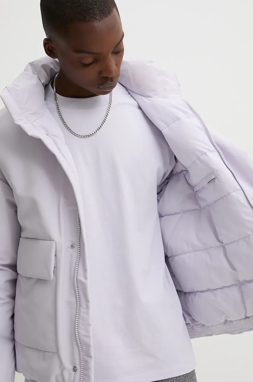 Куртка HUGO чоловіча колір фіолетовий зимова oversize 50521454 