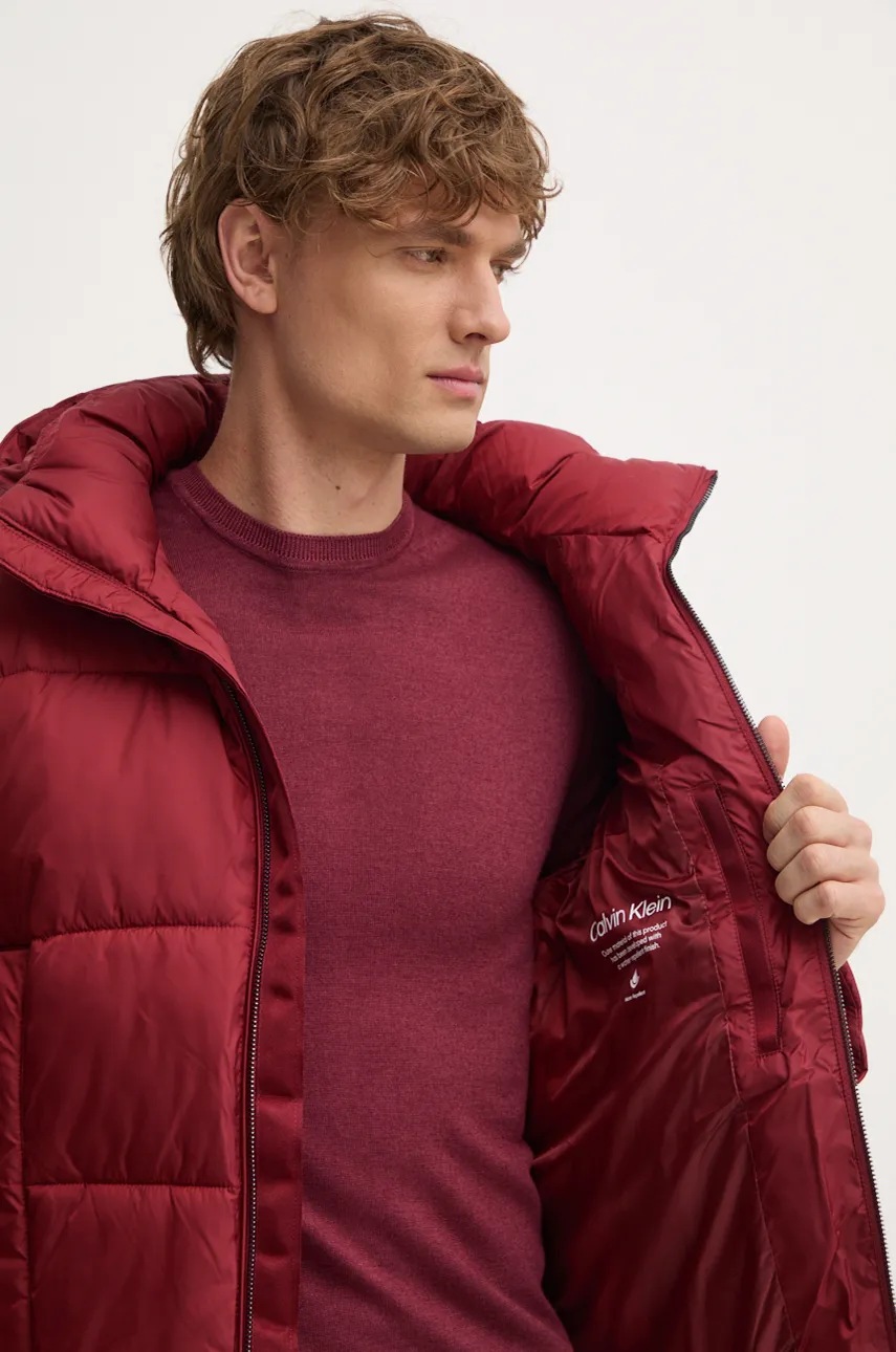 Куртка Calvin Klein чоловіча колір червоний зимова K10K113476 