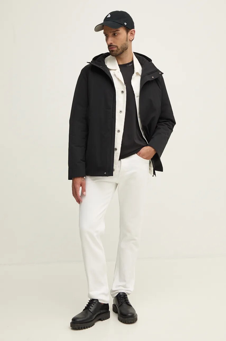Куртка Calvin Klein мужская цвет чёрный переходная K10K113726 Куртка Calvin Klein мужская цвет чёрный переходная K10K113726