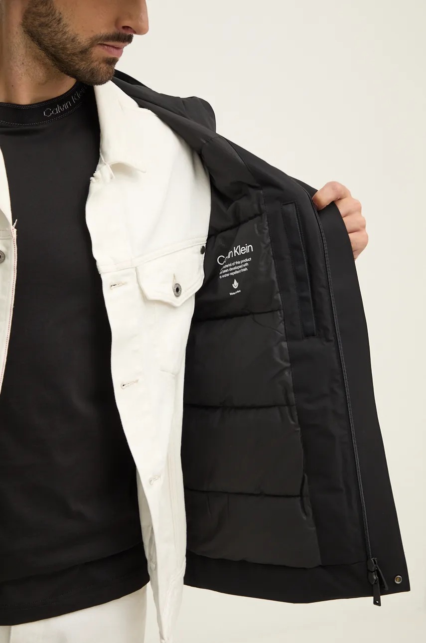 Куртка Calvin Klein чоловіча колір чорний перехідна K10K113726 
