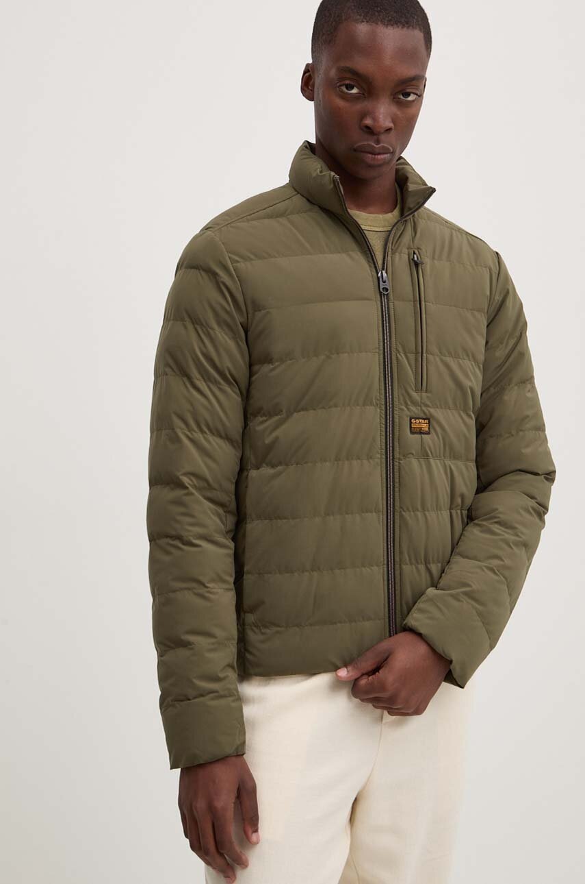 G-Star Raw geaca barbati, culoarea verde, de tranzitie, D24276-D518