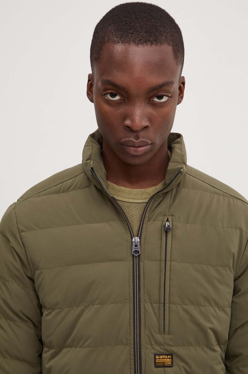Куртка G-Star Raw чоловіча колір зелений перехідна D24276-D518 