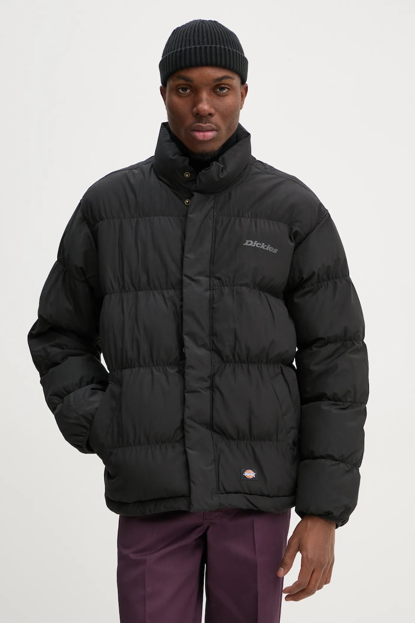Dickies geaca SCOBEY barbati, culoarea negru, de iarna, DK0A4Z34 Dickies geaca SCOBEY barbati, culoarea negru, de iarna, DK0A4Z34