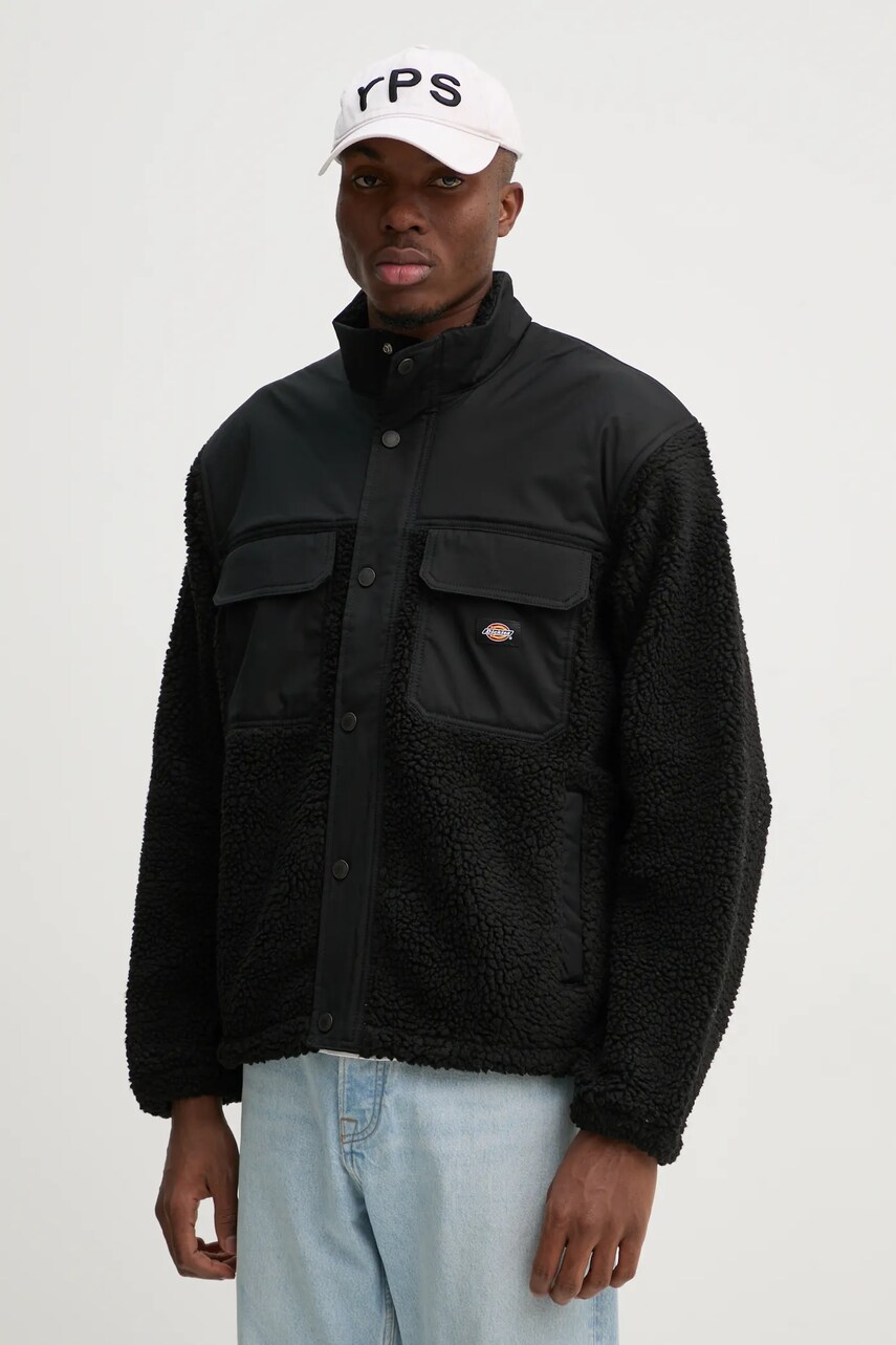 Dickies geaca PINESDALE barbati, culoarea negru, de tranzitie, DK0A4Z2Q