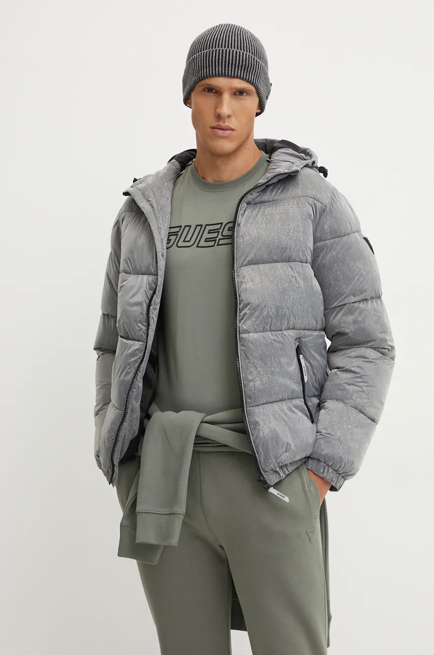 

Яке Guess ALIOTH в сиво зимен модел Z4BL01 WGFL0, Сив