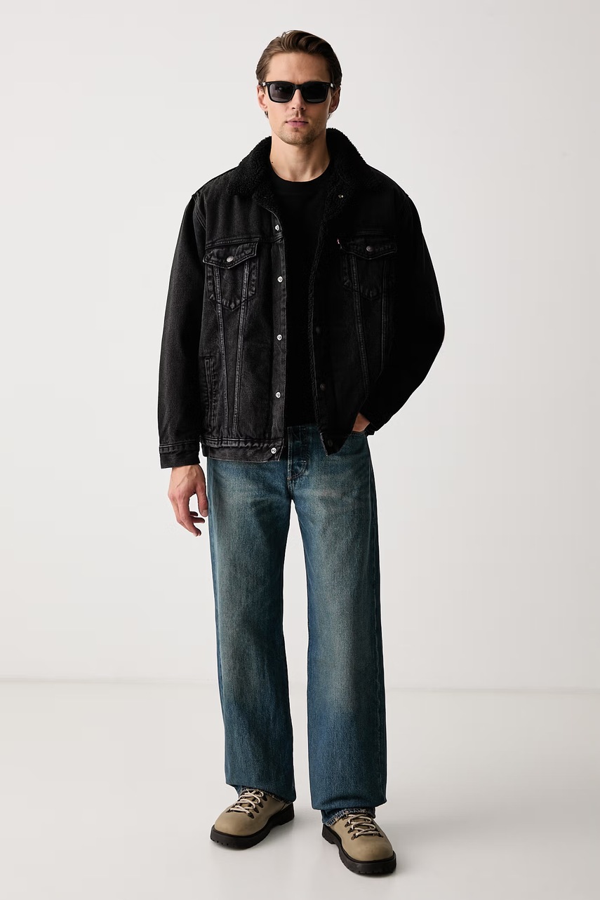 Levi's  дънково яке мъжко от деним RELAXED FIT SHERPA
