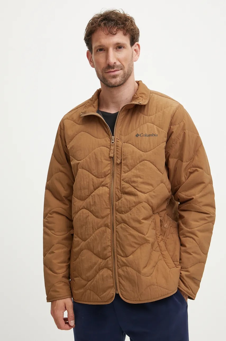 Columbia geaca Birchwood barbati, culoarea maro, de tranzitie, 2088561 Columbia geaca Birchwood barbati, culoarea maro, de tranzitie, 2088561