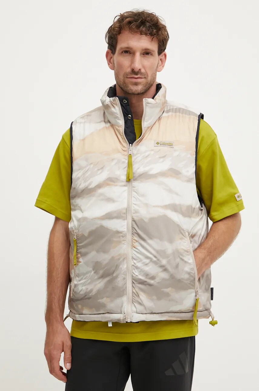 Двусторонняя безрукавка Columbia Wallowa Reversible мужская цвет чёрный зимняя 2090731 Двусторонняя безрукавка Columbia Wallowa Reversible мужская цвет чёрный зимняя 2090731