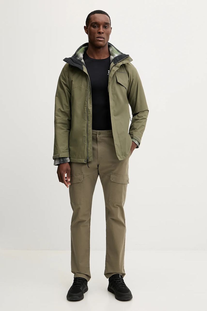 Куртка outdoor Columbia Bugaboo III цвет зелёный 2096904