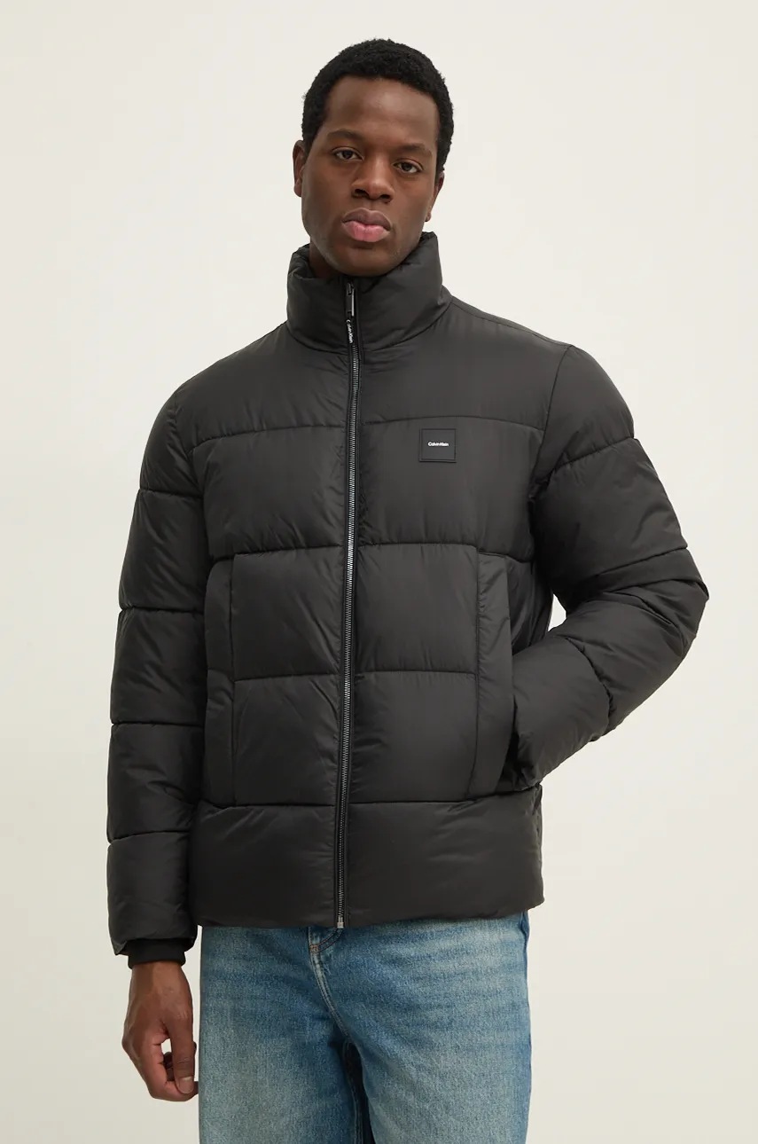 

Яке Calvin Klein в черно зимен модел K10K113472, Черен