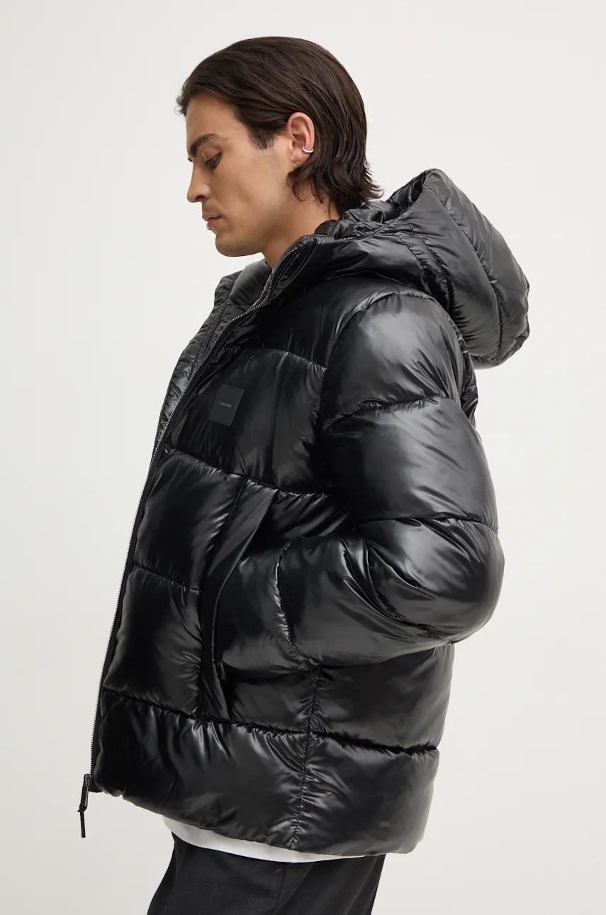 

Яке Calvin Klein в черно зимен модел K10K113721, Черен