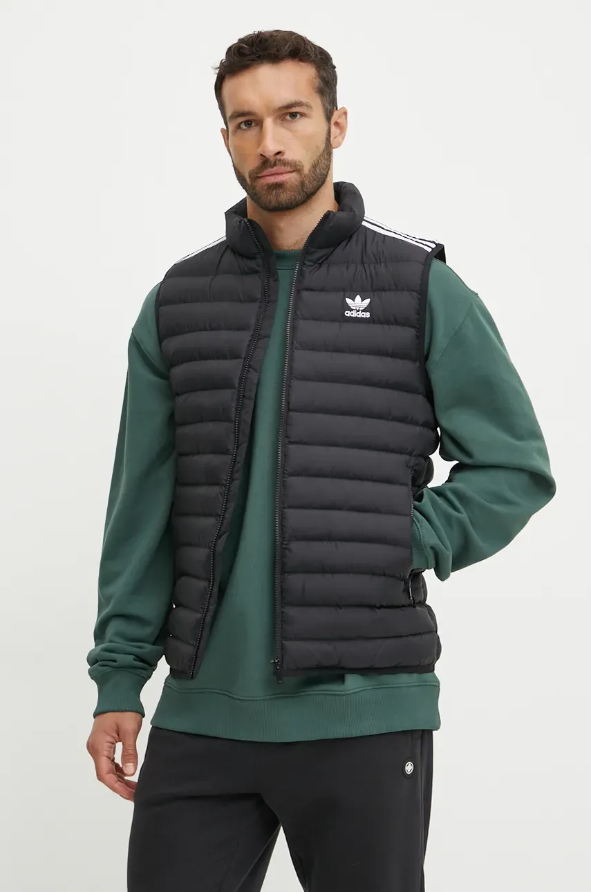 adidas Originals vesta barbati, culoarea negru, de iarna, IW3448