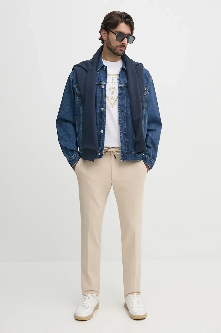 Джинсовая куртка Calvin Klein Jeans мужская переходная oversize 00040EM719 Джинсовая куртка Calvin Klein Jeans мужская переходная oversize 00040EM719