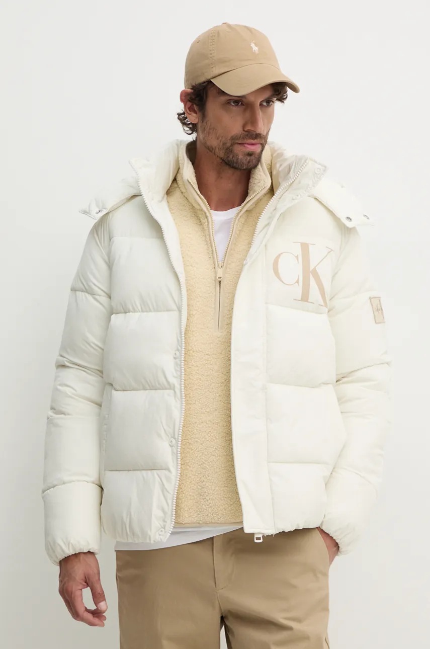 

Яке Calvin Klein Jeans в бяло зимен модел J30J326104, Бял