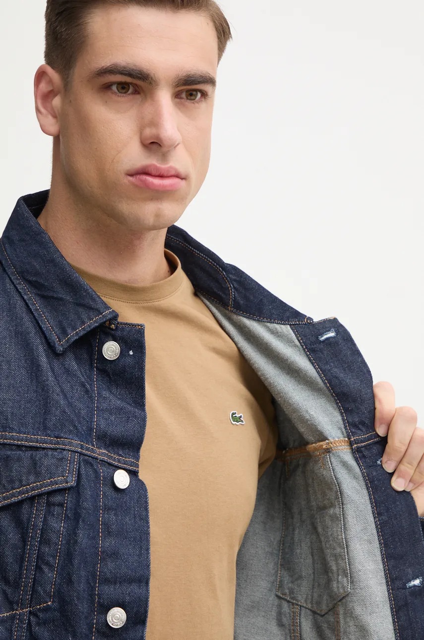 Τζιν μπουφάν Calvin Klein Jeans ανδρικό, χρώμα: ναυτικό μπλε, J30J326391 φωτογραφία