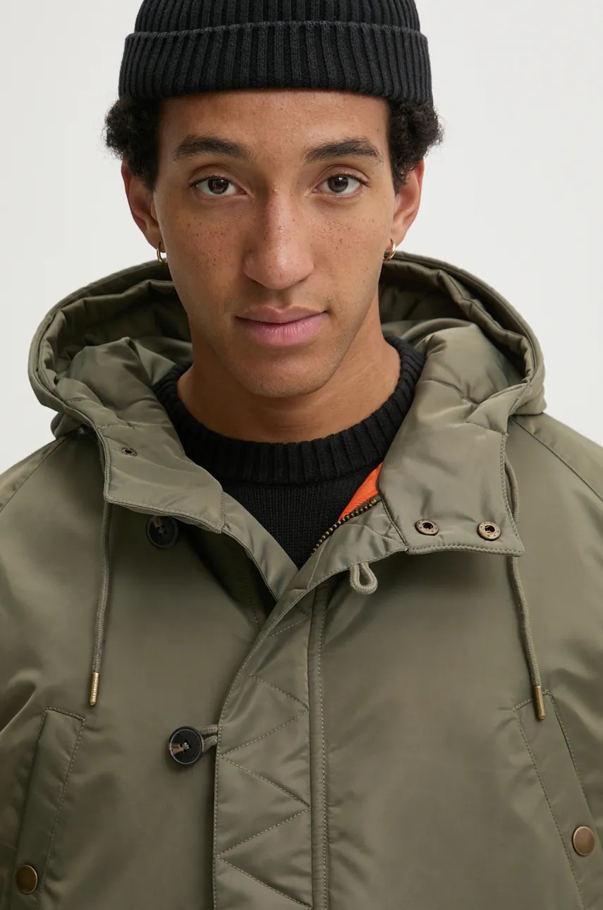 Μπουφάν Guess Jeans χρώμα: πράσινο, M4BL22 WG932 φωτογραφία