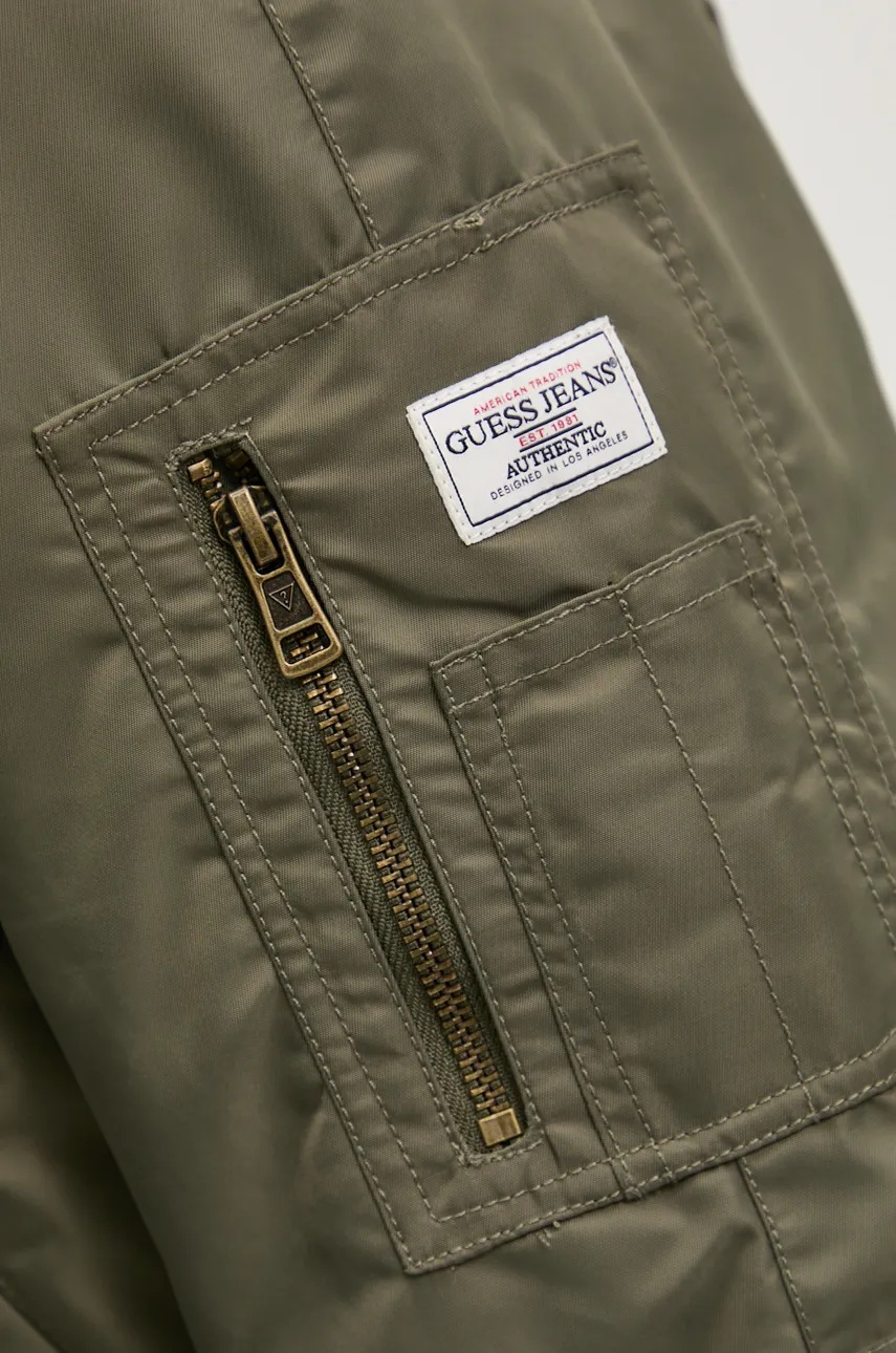 Μπουφάν Guess Jeans χρώμα: πράσινο, M4BL22 WG932 φωτογραφία